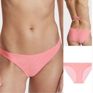 NWT Victoria’s Secret Terry Cloth High Leg Bikini Bottom Pink
Size Medium